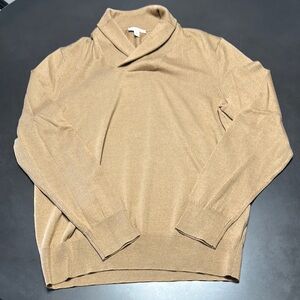 Gap Tan Shawl Collared Sweater